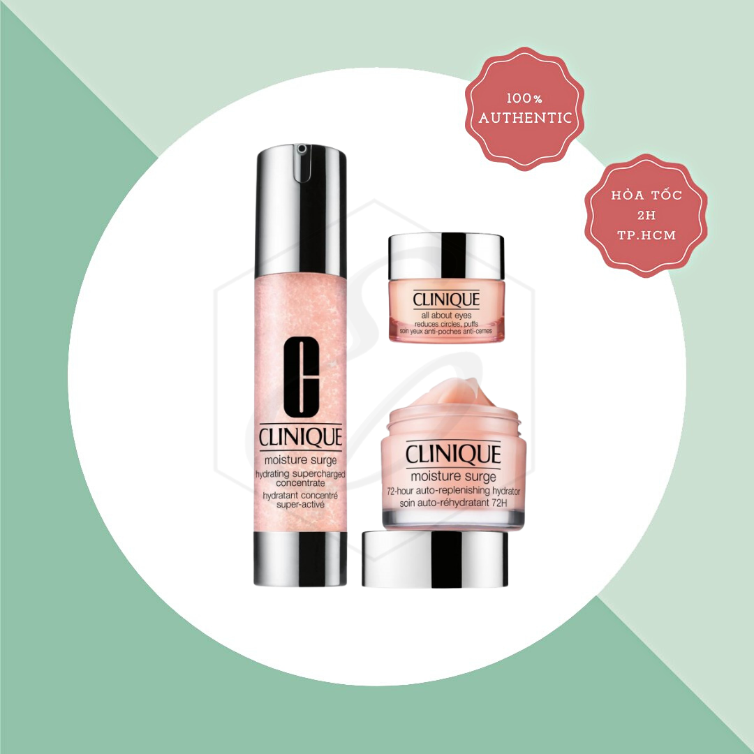 Bộ dưỡng da Clinique Moisture Surge Best Sellers (3PCS)